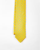 Gravata 100% Seda em Amarelo Claro