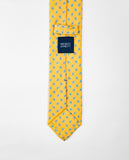 Gravata 100% Seda em Amarelo Claro
