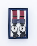 Dark Bordeaux Braces