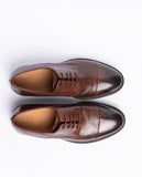 Zapatos Derby en Marrón Oscuro