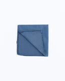 Pañuelo de bolsillo 100% Seda en Azul Oscuro