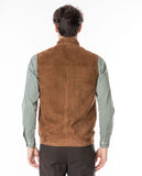 Dark Brown Vest 100% Leather