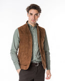 Dark Brown Vest 100% Leather