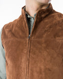 Dark Brown Vest 100% Leather