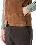 Dark Brown Vest 100% Leather