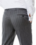 Dark Grey Formal Trousers 100% Flece wool