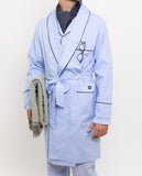 Light Blue Robe 100% Cotton