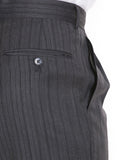 Pantalón Traje Chaqué 100% Lana Virgem en Gris Oscuro