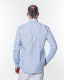 Camisa 100% Algodón en Azul Claro