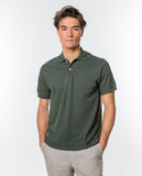 Dark Dry Green Short Sleeve Polo 100% Cotton