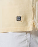 Light Yellow Short Sleeve Polo 100% Cotton