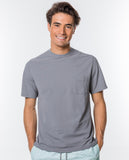 T-shirt 100% Algodão em Cinzento Claro