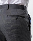 Dark Grey Classic Trousers 100% Flece wool