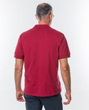 Dark Red Short Sleeve Polo 100% Cotton