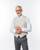 Light Sand Vest 100% Linen