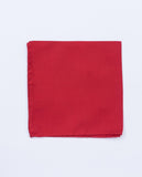 Red Pocket Squares 100% Silk