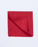 Pañuelo de bolsillo 100% Seda en Rojo