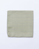 Lenço de Bolso 100% Seda em Amarelo Claro