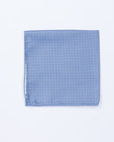 Petrol Blue Pocket Squares 100% Silk