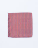 Lenço de Bolso 100% Seda em Encarnado Escuro