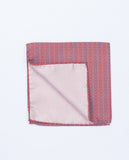 Dark Red Pocket Squares 100% Silk