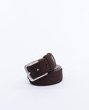 Dark Brown Casual Belt 100% Leather