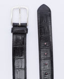 Black Casual Belt 100% Leather