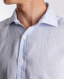 Light Blue Casual Shirt 100% Linen