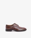 Zapatos Derby 100% Piel en Marrón Oscuro