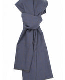 Bufanda 100% Lana en Azul Oscuro