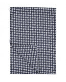 Echarpe 100% Lã em Azul Escuro