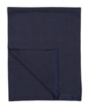 Dark Blue Scarf 100% Wool