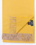 Manta 100% Merino em Amarelo Claro