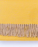 Light Yellow Blanket 100% Merino Wool