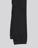 Corbata Seda Punto 100% Seda en Negro