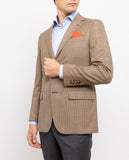 Light Brown Sports Jacket 100% Wool