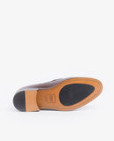 Mocassins 100% Pele em Castanho Escuro