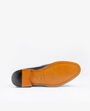 Sapatos Mocassins 100% Pele em Preto