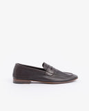 Dark Brown Mocassins Shoes 100% Leather