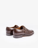 Dark Brown Monks Shoes 100% Leather