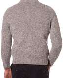 Light Beige Knit Polo 100% Wool