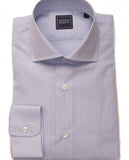 Camisa Clássica 100% Algodão em Azul Claro