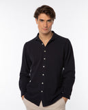 Dark Blue Casual Shirt 100% Cotton