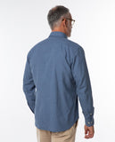 Dark Blue Casual Shirt 100% Cotton