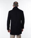 Dark Blue Overcoat 100% Wool