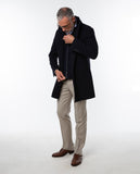 Dark Blue Overcoat 100% Wool