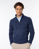 Dark Blue Throughs Sweater 100% Wool