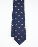 Dark Blue Tie 100% Wool