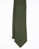 Dark Green Tie 100% Wool