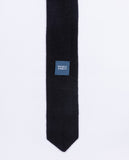 Black Knitted Tie 100% Cashmere